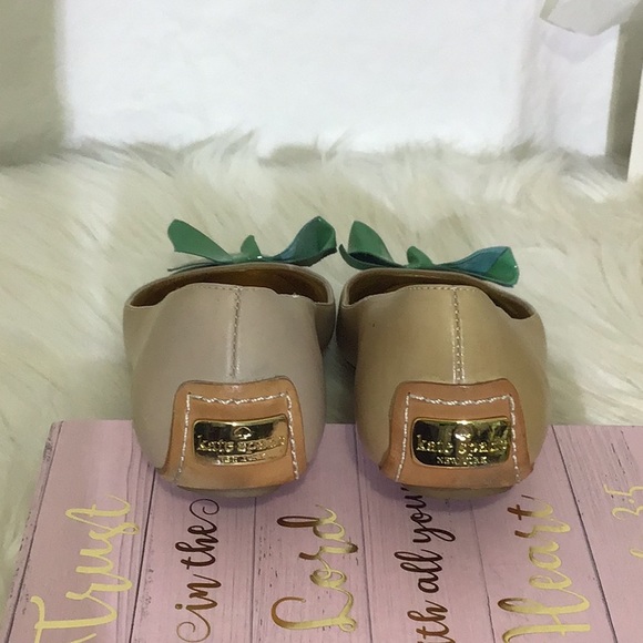 Kate Spade Colorblock Patent Leather Flats Sz 6 - Picture 5 of 8